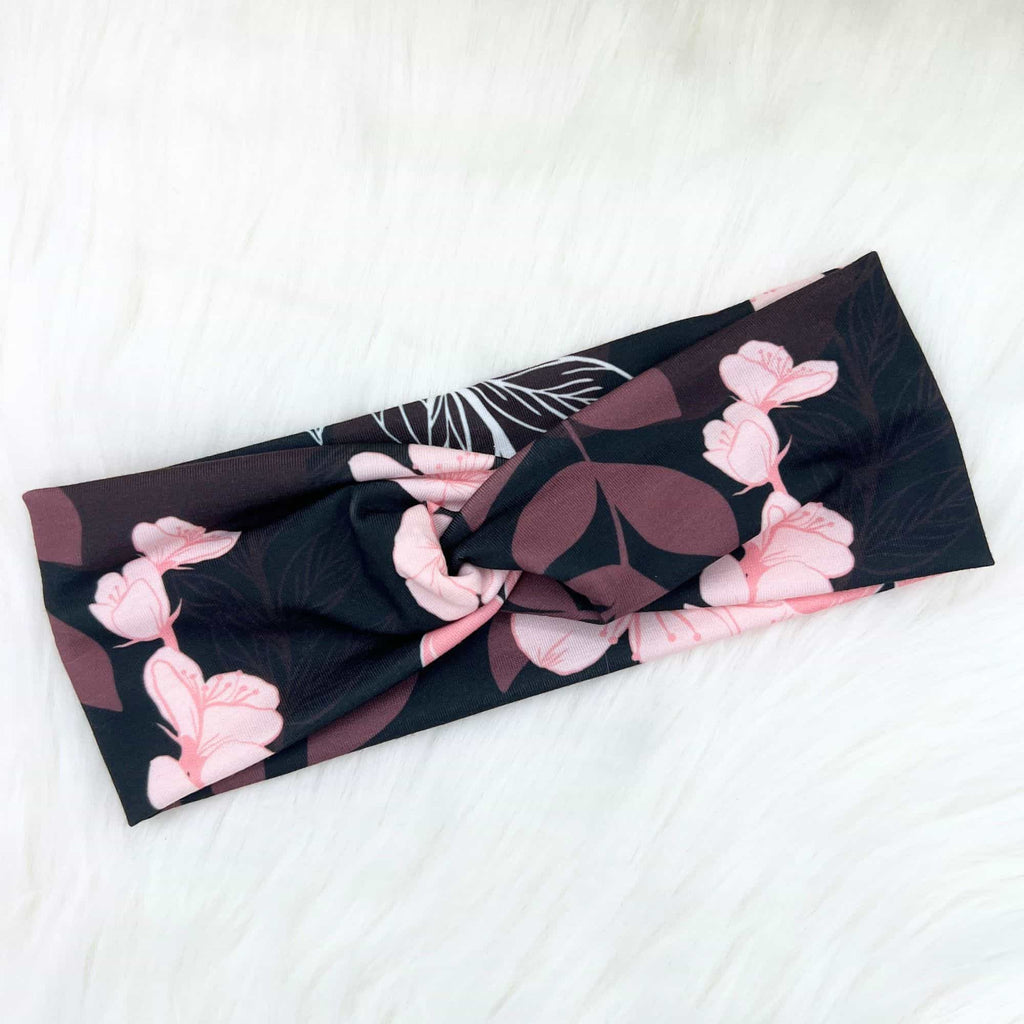 Keychain Wristlet - Sakura Black Pink – liana lola